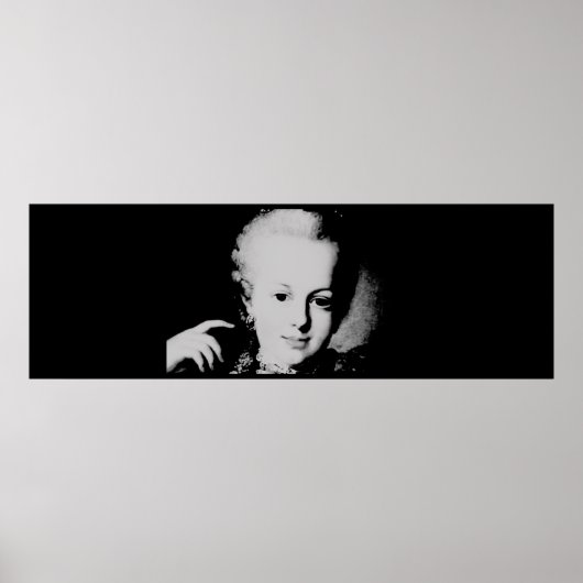 Portrait of Marie-Antoinette Maria Antonia Austria Poster (Voorkant)