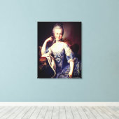 Portrait of Marie Antoinette – Martin van Meytens Canvas Afdruk (Insitu (Houten vloer))