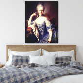 Portrait of Marie Antoinette – Martin van Meytens Canvas Afdruk (Insitu (Slaapkamer))