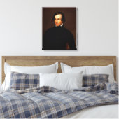 Portrait of Mr. Blodgett Canvas Afdruk (Insitu (Slaapkamer))