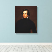 Portrait of Mr. Blodgett Canvas Afdruk (Insitu (Houten vloer))