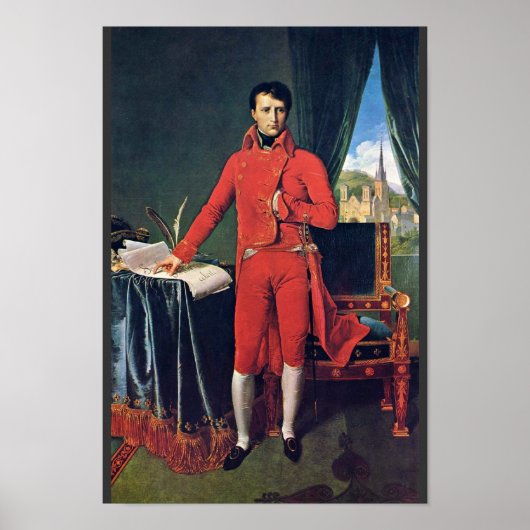 Portrait Of Napoleon Bonaparte As First Consul,  B Poster (Voorkant)