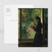 Portrait of Natalia Petrunkevitsin, 1893 Briefkaart (Voorkant / Achterkant)