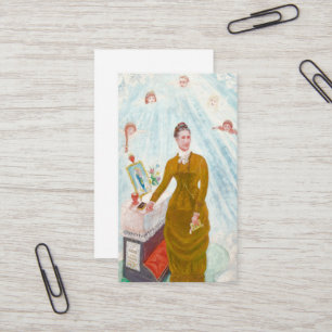 Portrait of Our Nurse, Margaret Burgess, 1929 Visitekaartje