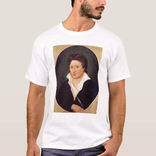 Portrait of Percy Bysshe Shelley, 1819 T-shirt (Voorkant)