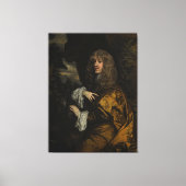 Portrait of Philip Stanhope, 2nd Earl of Chesterfi Canvas Afdruk (Voorkant)