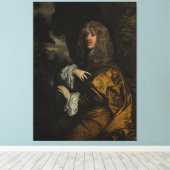 Portrait of Philip Stanhope, 2nd Earl of Chesterfi Canvas Afdruk (Insitu (Houten vloer))