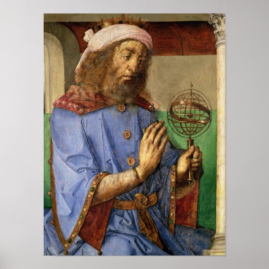 Portrait of Ptolemy, c.1475 Poster (Voorkant)