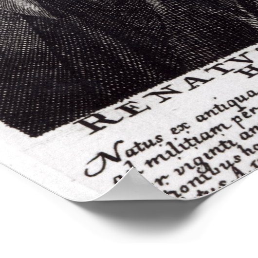 Portrait of Rene Descartes Poster (Hoek)