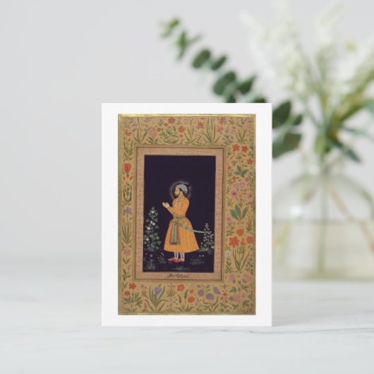 Portrait of Shah Jahan (1592-1666) Mughal, c.1632 Briefkaart (Staand voorkant)