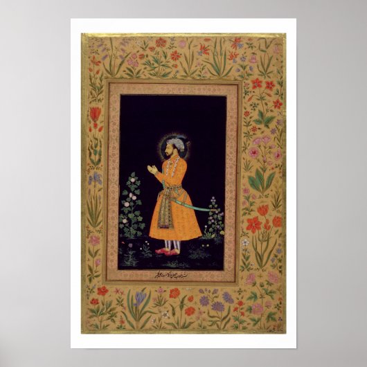 Portrait of Shah Jahan (1592-1666) Mughal, c.1632 Poster (Voorkant)