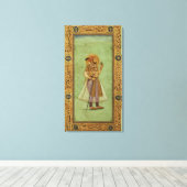 Portrait of Shah Jahan, 1631, Mughal Canvas Afdruk (Insitu (Houten vloer))