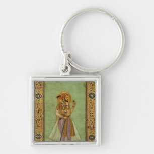 Portrait of Shah Jahan, 1631, Mughal Sleutelhanger