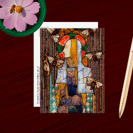 Portrait of St. Gobnait, Patron of Bees, Briefkaart