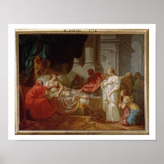 Portrait of Suger, Abbot of St Denis (1082-1152), Poster (Voorkant)