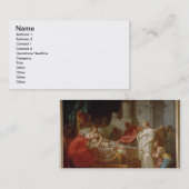 Portrait of Suger, Abbot of St Denis (1082-1152), Visitekaartje (Voorkant / Achterkant)