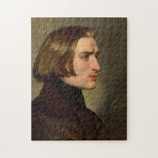 Portrait of the Composer Franz Liszt, 1838 Legpuzzel (Verticaal)