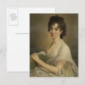 Portrait of the widowed Constanze Mozart, 1802 Briefkaart (Voorkant / Achterkant)