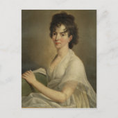 Portrait of the widowed Constanze Mozart, 1802 Briefkaart (Voorkant)