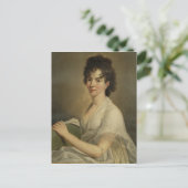 Portrait of the widowed Constanze Mozart, 1802 Briefkaart (Staand voorkant)