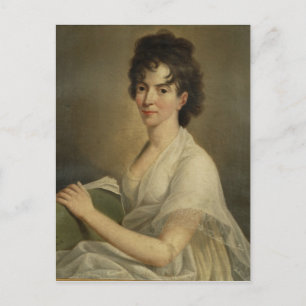 Portrait of the widowed Constanze Mozart, 1802 Briefkaart