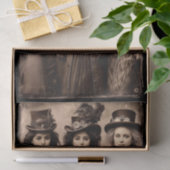 Portrait of Three Steampunk Women DX6L Decoupage Tissuepapier (Geschenk)