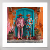 Portrait of Two Flamboyant Gents Poster (Voorkant)