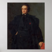 Portrait of Victor Hugo, c.1833 Poster (Voorkant)