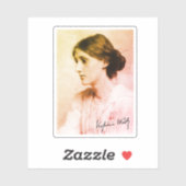 Portrait of Virginia Woolf, 1902 Sticker (Vel)