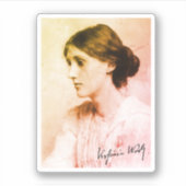Portrait of Virginia Woolf, 1902 Sticker (Voorkant)