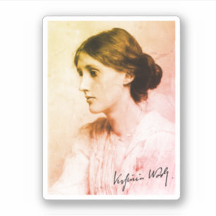 Portrait of Virginia Woolf, 1902 Sticker