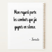 Portrait pixelisé expressif planner (Achterkant)