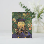 Portrait Postman Joseph Roulin Van Gogh Fine Art Briefkaart (Staand voorkant)