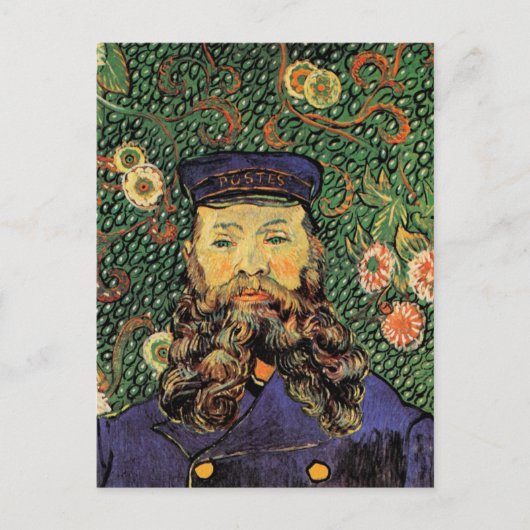 Portrait Postman Joseph Roulin Van Gogh Fine Art Briefkaart (Voorkant)