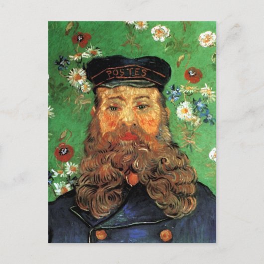 Portrait Postman Joseph Roulin Van Gogh Fine Art Briefkaart (Voorkant)