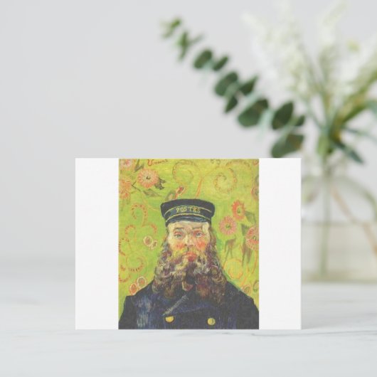 Portrait Postman Joseph Roulin - Vincent van Gogh Briefkaart (Staand voorkant)