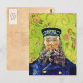 Portrait Postman Joseph Roulin Vincent van Gogh Briefkaart (Voorkant / Achterkant)