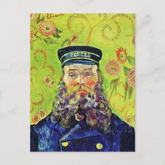 Portrait Postman Joseph Roulin Vincent van Gogh Briefkaart (Voorkant)
