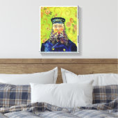 Portrait Postman Joseph Roulin Vincent van Gogh Canvas Afdruk (Insitu (Slaapkamer))