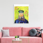 Portrait Postman Joseph Roulin Vincent van Gogh Canvas Afdruk (Insitu (Woonkamer))