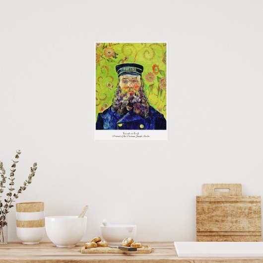 Portrait Postman Joseph Roulin Vincent van Gogh Poster (Keuken)