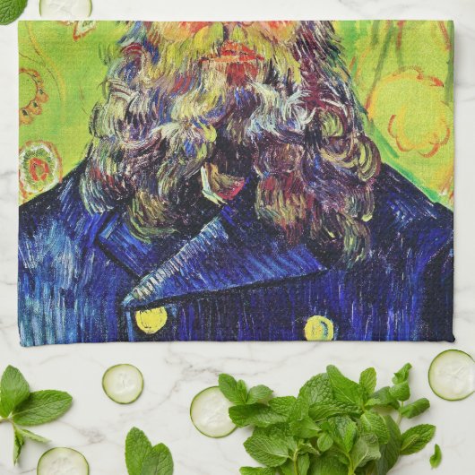 Portrait Postman Joseph Roulin Vincent van Gogh Theedoek (Gevouwen)