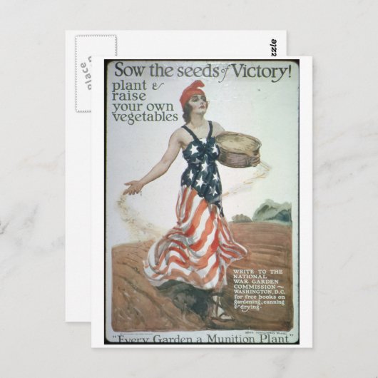 Portrait_Propaganda poster Briefkaart (Voorkant / Achterkant)