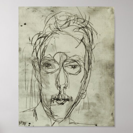 Portrait Schaeffer | Albert Müller Poster (Voorkant)