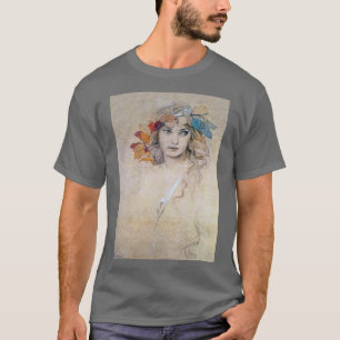 Portrait (Studie), Alphonse Mucha T-shirt