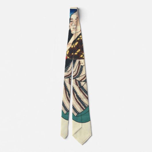 Portrait Sumo Wrestler 1847 Stropdas (Achterkant)