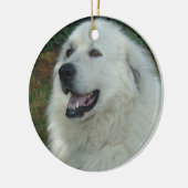 PORTRAIT VAN DE ORNAMENT Great Pyreneeën CHRISTMAS (Links)