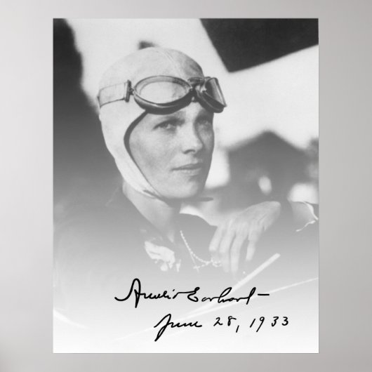 PORTRAIT VAN EEN AVIATRIX POSTER (Voorkant)