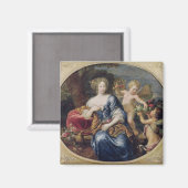 Portrait vermoedelijk Francoise-Athenais Magneet (Voorkant / Achterkant)