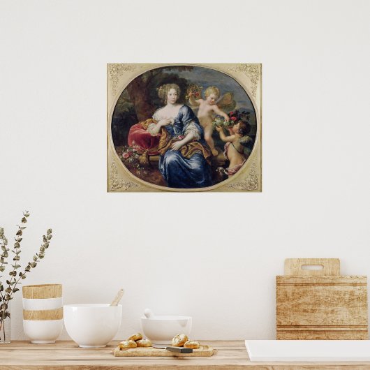 Portrait vermoedelijk Francoise-Athenais Poster (Keuken)